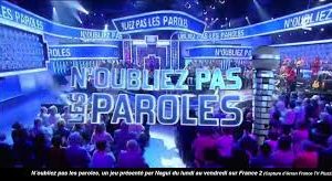 DON’T FORGET THE WORDS / FRANCE 2 / MARYAN