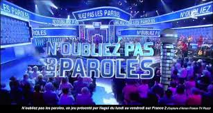 N’oubliez pas les paroles / France 2 / Maryan